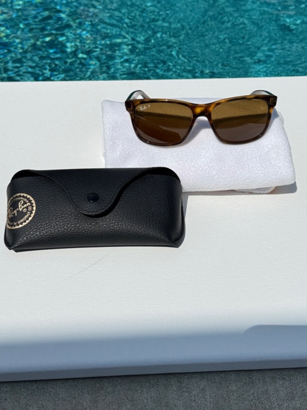 Ray-Ban Tortoiseshell Frame with Brown Lenses